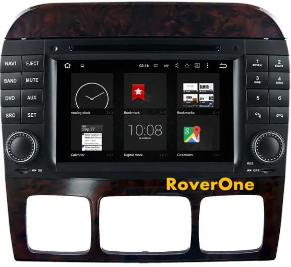 Автомобильный мультимедийный плеер RoverOne на Android 7 1 для Mercedes W220 S280 S320 S430 S500 S55 радио