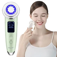 led photon light therapy vibration heated facial massager skin rejuvenates face lifting tighten remover wrinkle electric