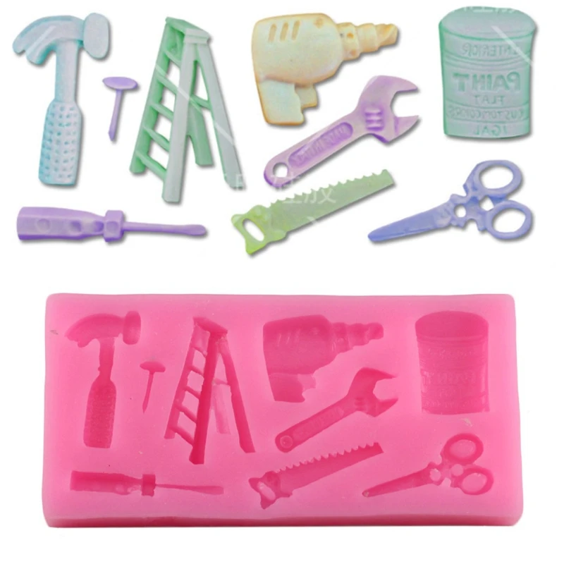 1 шт. ручной работы мини Ручные инструменты силиконовый для пирожных Fondant