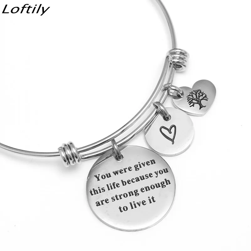 Женские регулируемые буквы круглые браслеты из нержавеющей стали спасибо