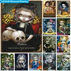 Алмазная вышивка 5d AB, мультяшная вышивка крестиком, полноразмернаякруглая Алмазная картина для девочек и девочек, мозаика, домашний декор, подарки для детей