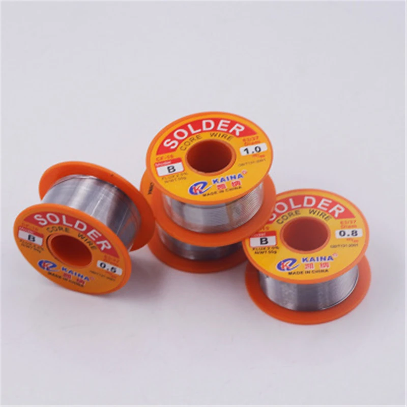 

Portable 0.5/0.6/0.8/1 Mm FLUX Solder Wire Tin Lead Tin Wire Melt Rosin Core Solder Soldering Wire Roll No-clean Tin Wire