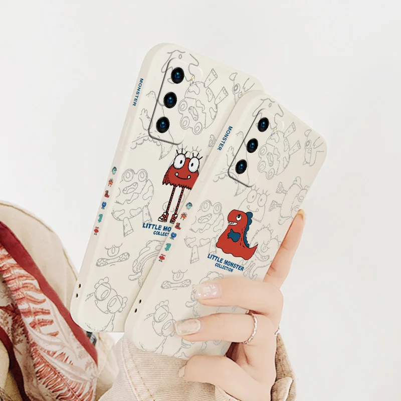 

Ultra Thin Monster Case For Huawei P40 P30 P20 Pro Lite Silicone For Huawei Mate 40 30 20 Pro Lite P Smart 2021 Y7A Phone Case