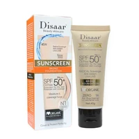 snow lady disaar spf 50 natural sun protection tinted foundation moisturizer organic sunscreen cream for all skin