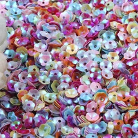 10g 6mm mix cup flower paillettes loose sequins for crafts glitter confetti nails art decoration sequin diy sewing accessories