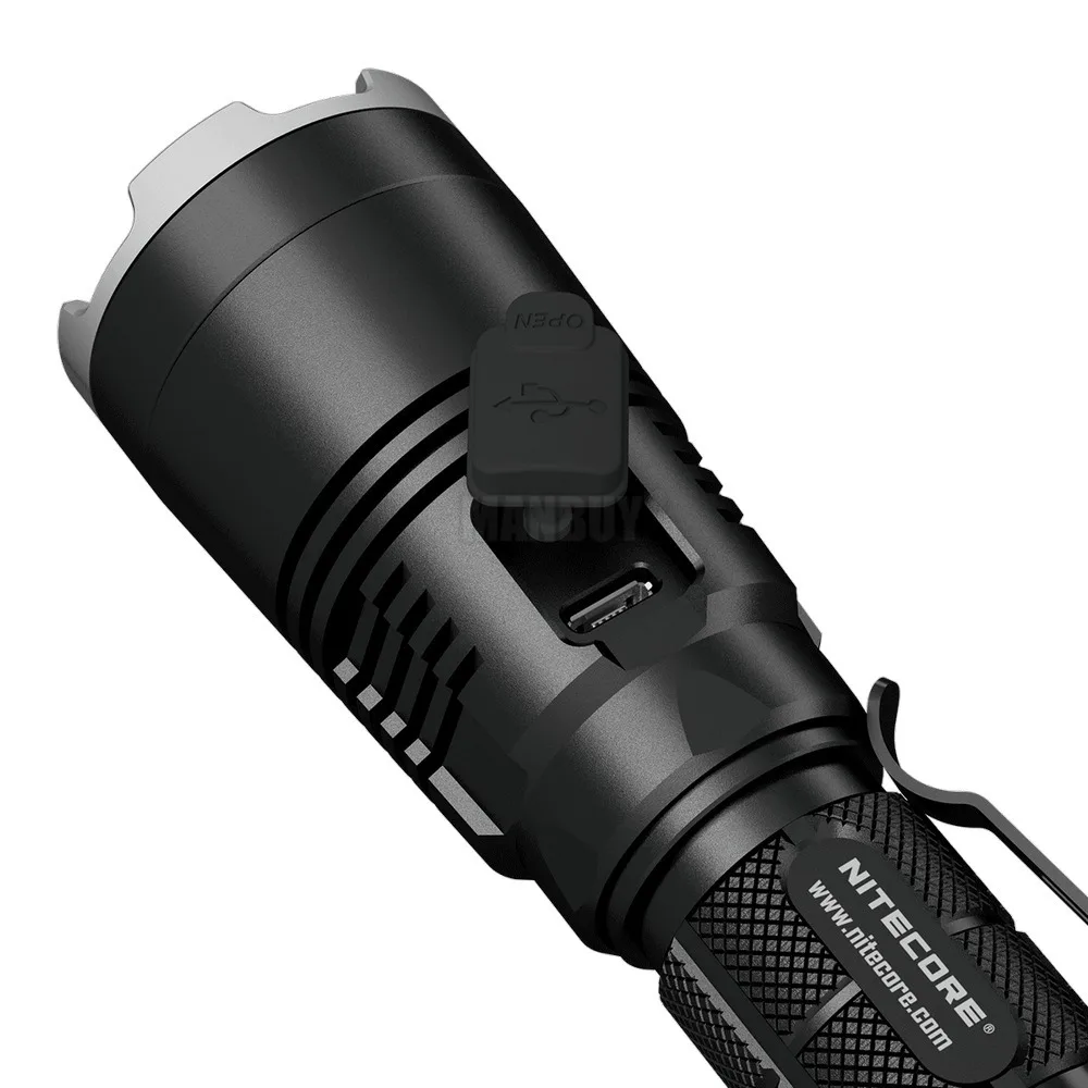 SALE NITECORE MH27+2300mAh 18650 Battery Rechargeable Flashlight CREE XP-L HI V3 1000LMs RGB LED High Bright Torch Free shipping | Лампы и