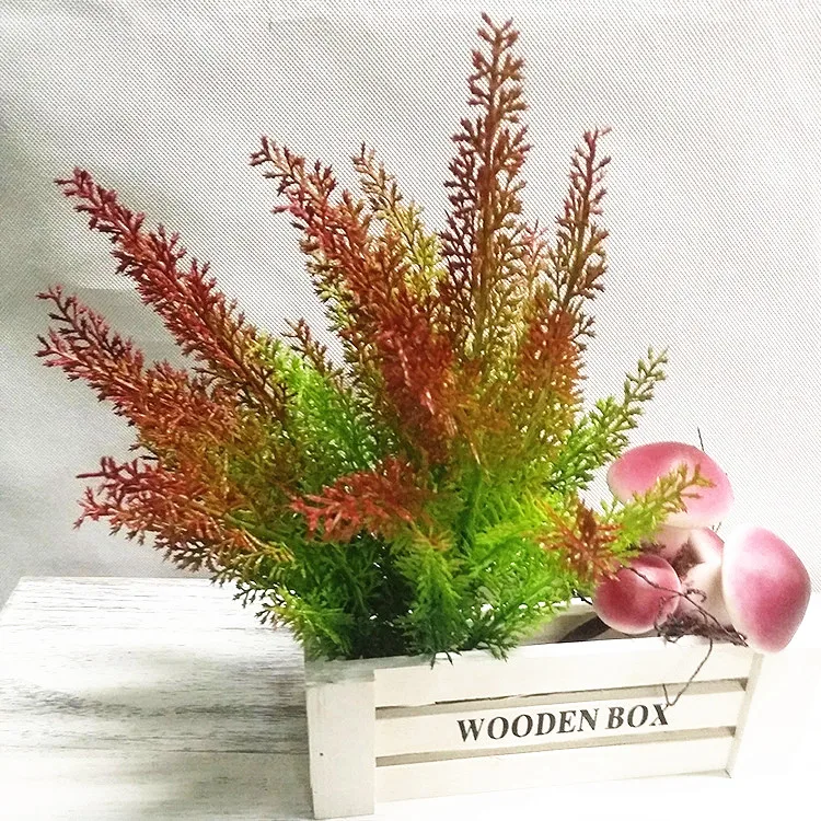 40 см искусственная шалфей трава букет тропических пластиковых редких растений