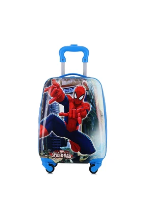 Cartoon suitcase 18 дюймов чемодан на колесиках, Детский чемодан на колесиках, чемодан для путешествий, чемодан для каюты, мультяшная Губка Боб, милая сумка для девочек - Цвет: Cartoon suitcase