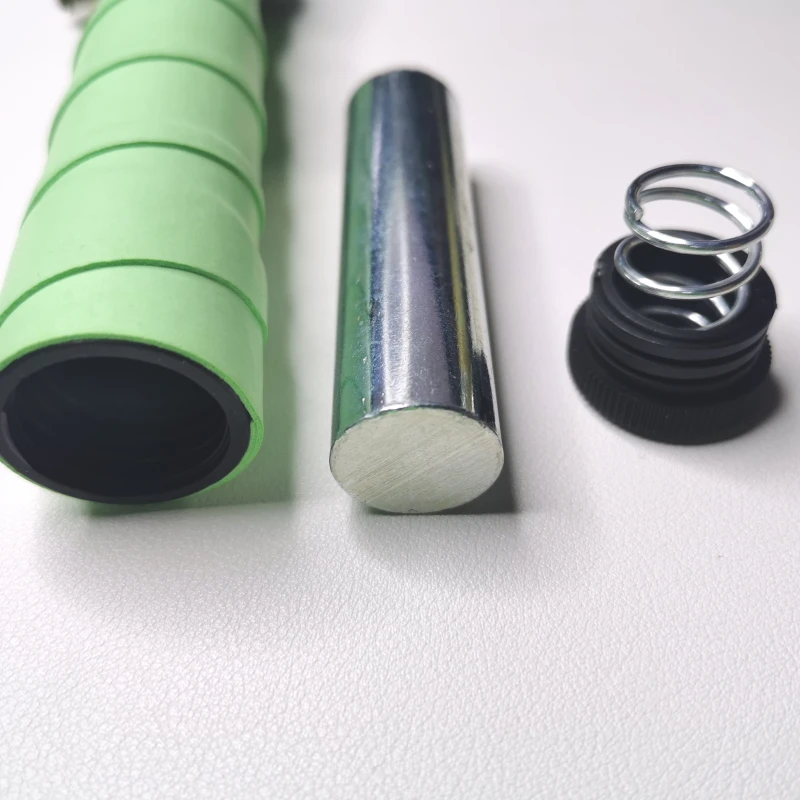 

445g heavy weighted jump skip rope self lock ring connect overlap handle steel cord with anti wear protector