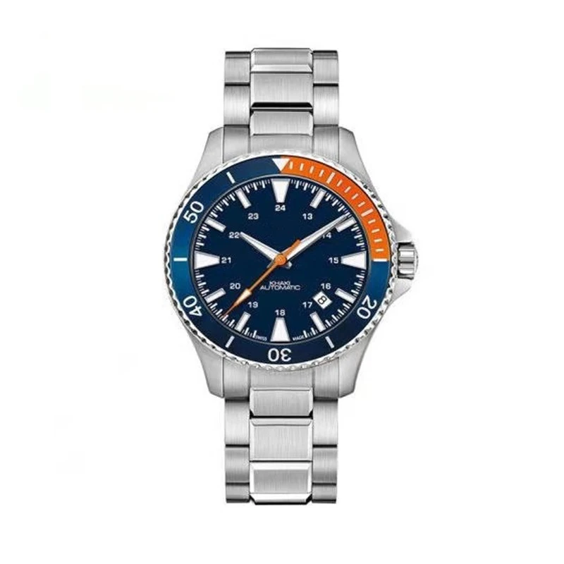 2021 new men quartz wristwatches calendar edging belt Milan belt fashion watch men round diameter 37mm stainless steel watch