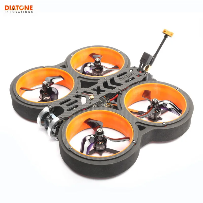 Квадрокоптер DIATONE MXC TAYCAN 349 3 дюймовый 158 мм 1/6S Cinewhoop RUNCAM NANO2 Mamba F405mini MK3 RC мультиротор