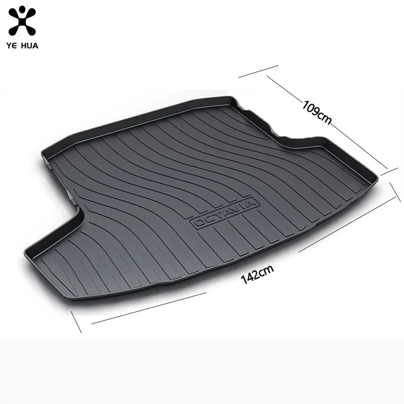 

Cargo Liner Fit For Skoda Octavia 14-19 Trunk Mat DurAble TPO Black Heavy Duty Floor All Weather Pad Protection Car Accessories