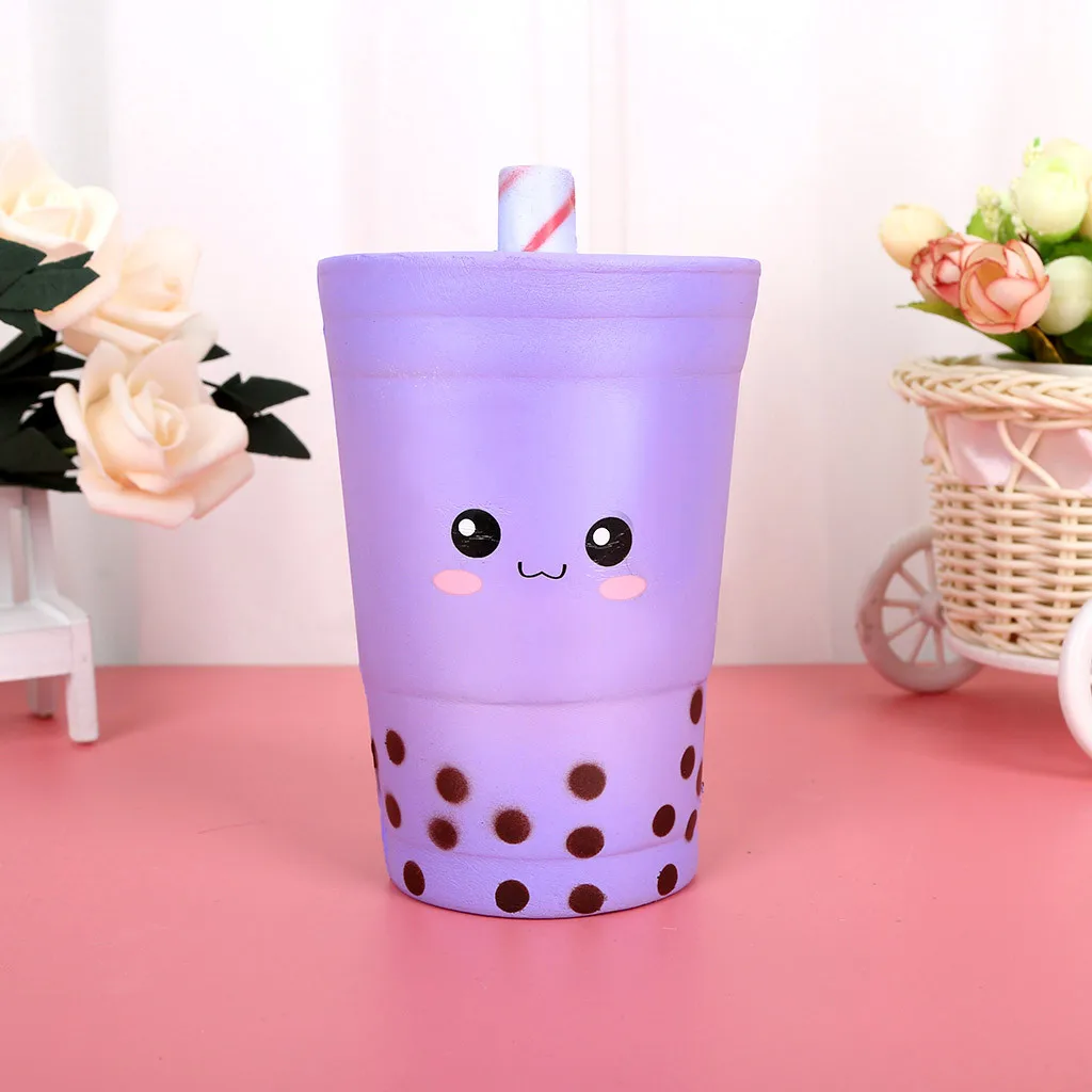 

Finget Toy Jumbo Squishies Cute Milk Cups Cream Scented Squishies Slow Rising Squeeze Charm High Quality Toys