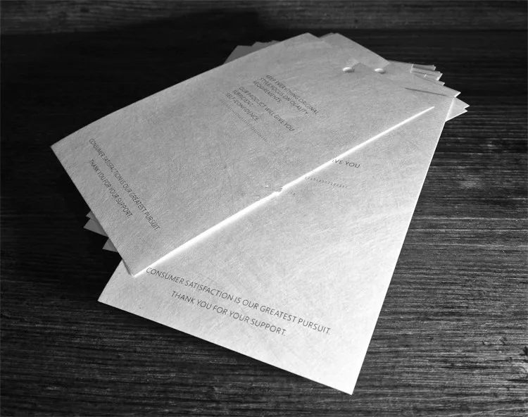 1000 компл./лот по индивидуальному заказу логотип серебро картон бумага Hangtag