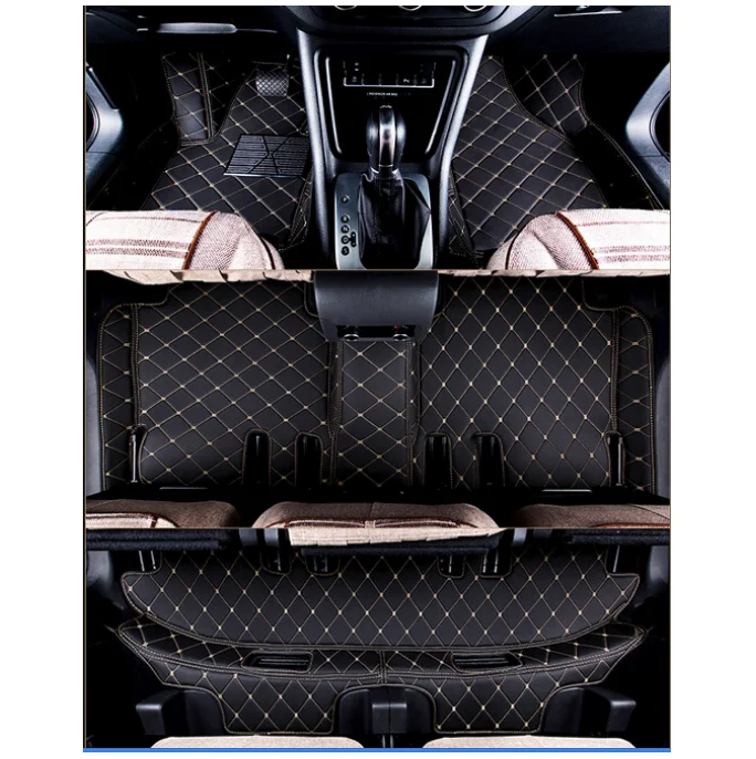 

Custom special car floor mats for Renault Espace 7 seats 2018 waterproof carpets for Espace 2019
