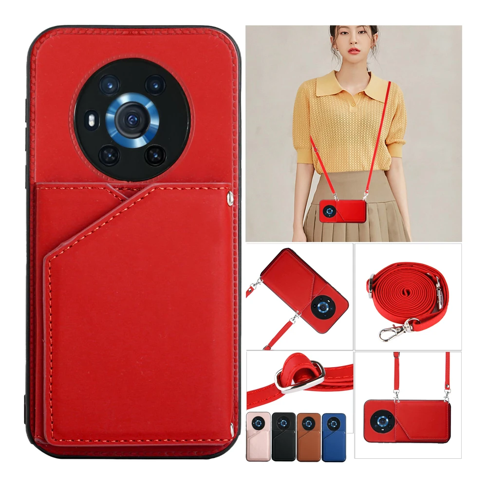 

Wallet Case For Samsung Galaxy S21 Plus Note 20 Ultra A21S A31 A20 A30 A50 A50S A30S Luxury Bag Long Shoulder Strap Cover Etui