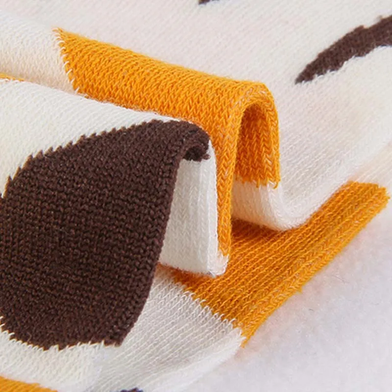 Модные милые хлопковые носки в виде кошек и для девушек летние весенние смешные