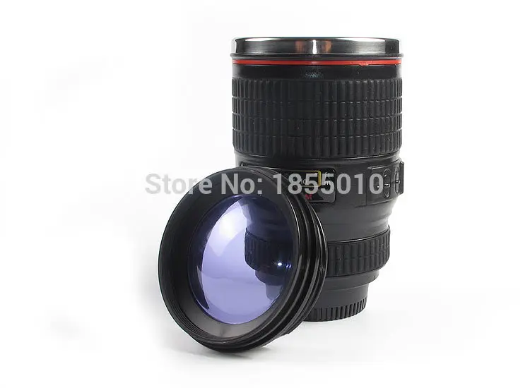 Двойной вакуумный корпус 304 нержавеющая сталь черная эмуляция объектив камеры