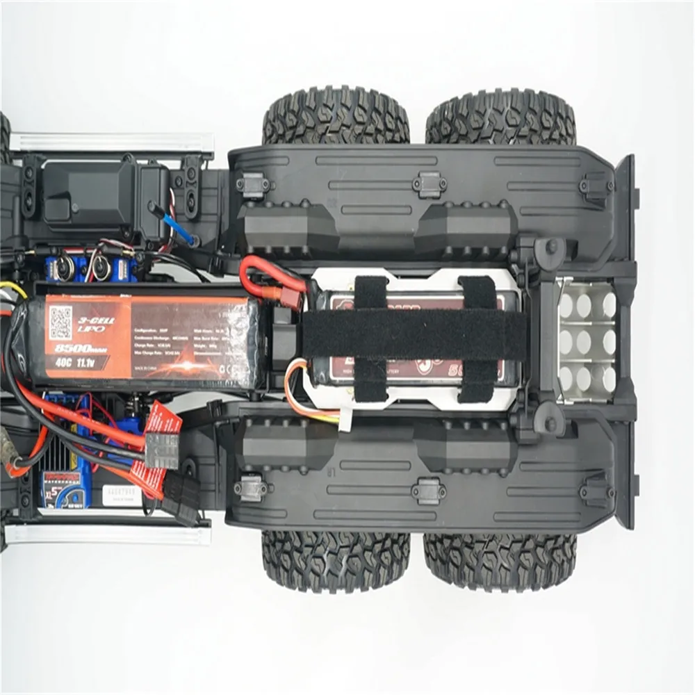 Запасной батарейный отсек из нержавеющей стали для TRAXXAS TRX-6 G63 6X6 запчасти
