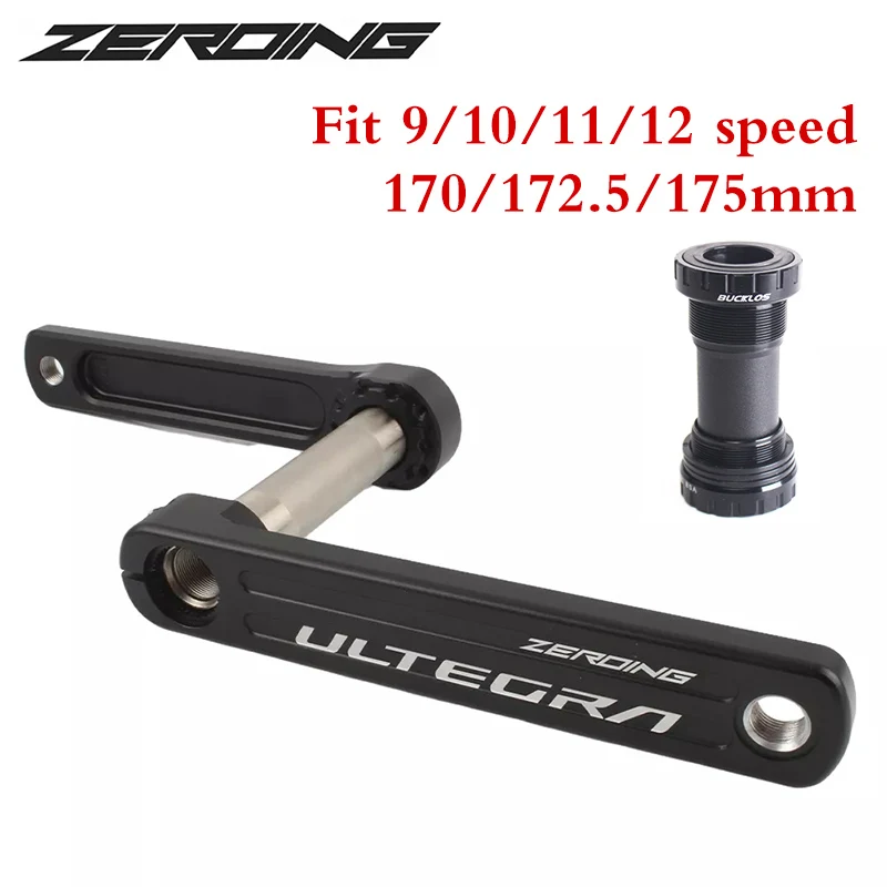

ZEROING ULTEGRA Road Bike Crank 170/172.5/175mm GXP Crank Set Ultralight Aluminum Alloy Bicycle Crankset Part Fit Shimano