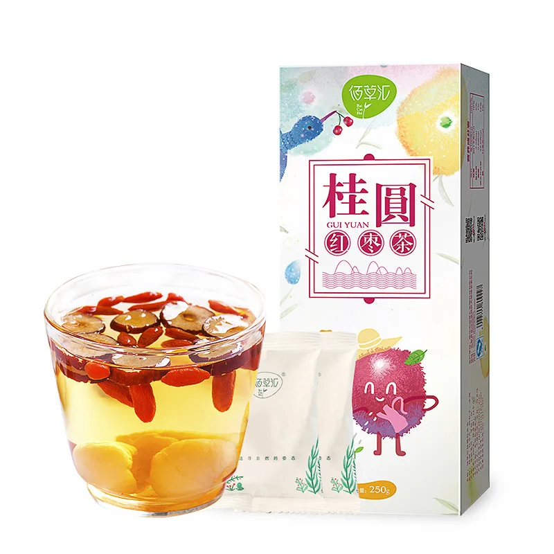

Чай Longan Red Dates wolfberry женский комбинированный травяной и цветочный чай для похудения 20 отдельных пакетов