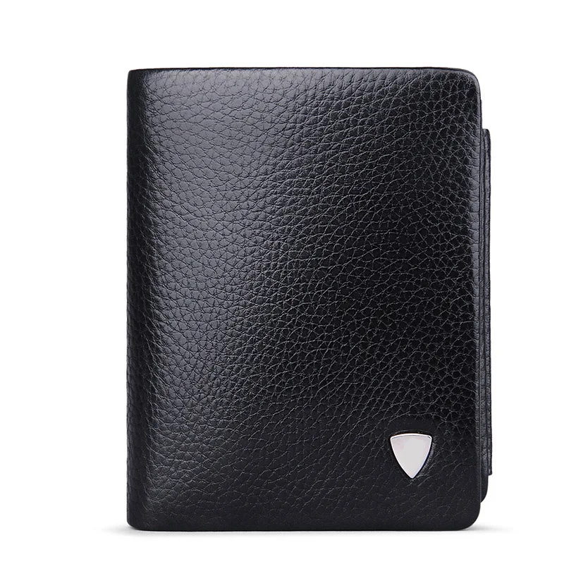 Мужской кошелек из натуральной кожи с карманом для монет WilliamPOLO 3 сложения