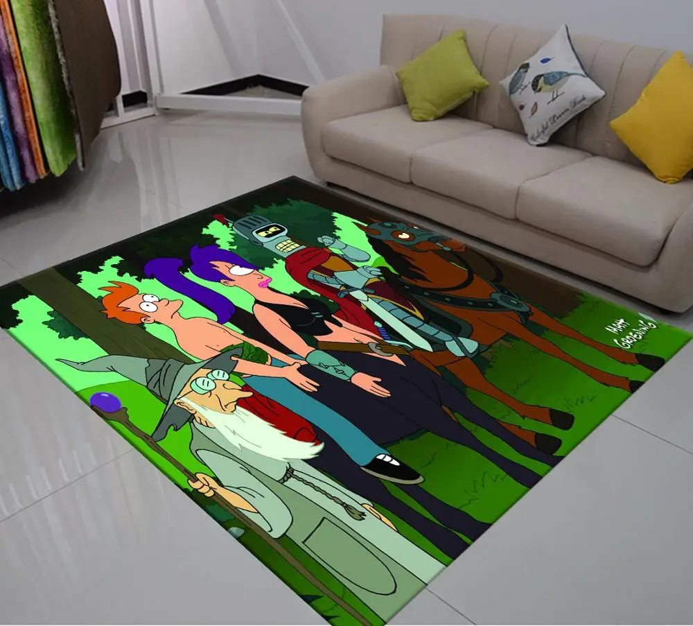 Ковер Летающий из будущего ковер с 3D рисунком комедия Женский напольный коврик