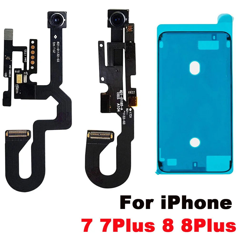 

Гибкий ленточный кабель для датчика приближения передней камеры в сборе для iPhone 7 7Plus 8G 8Plus с клейкой лентой для экрана