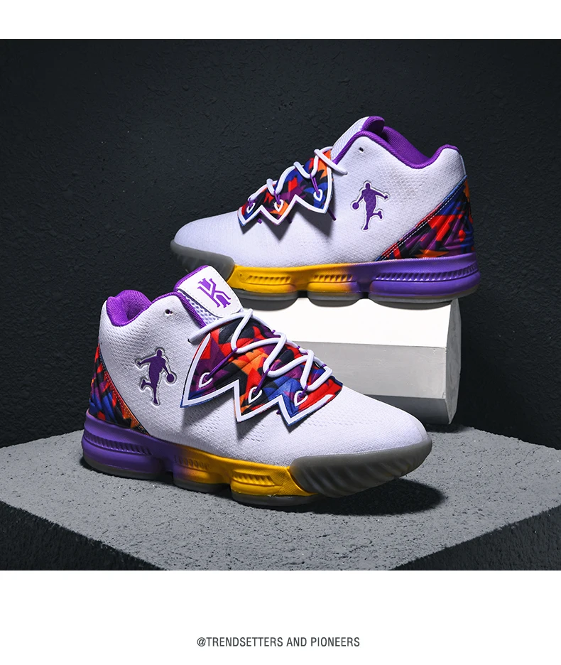 Men Jordan Basketball Shoes Cushioning Men's Basketball Sneakers Lebron Basketball Shoes Breathable Outdoor Combat Boots
