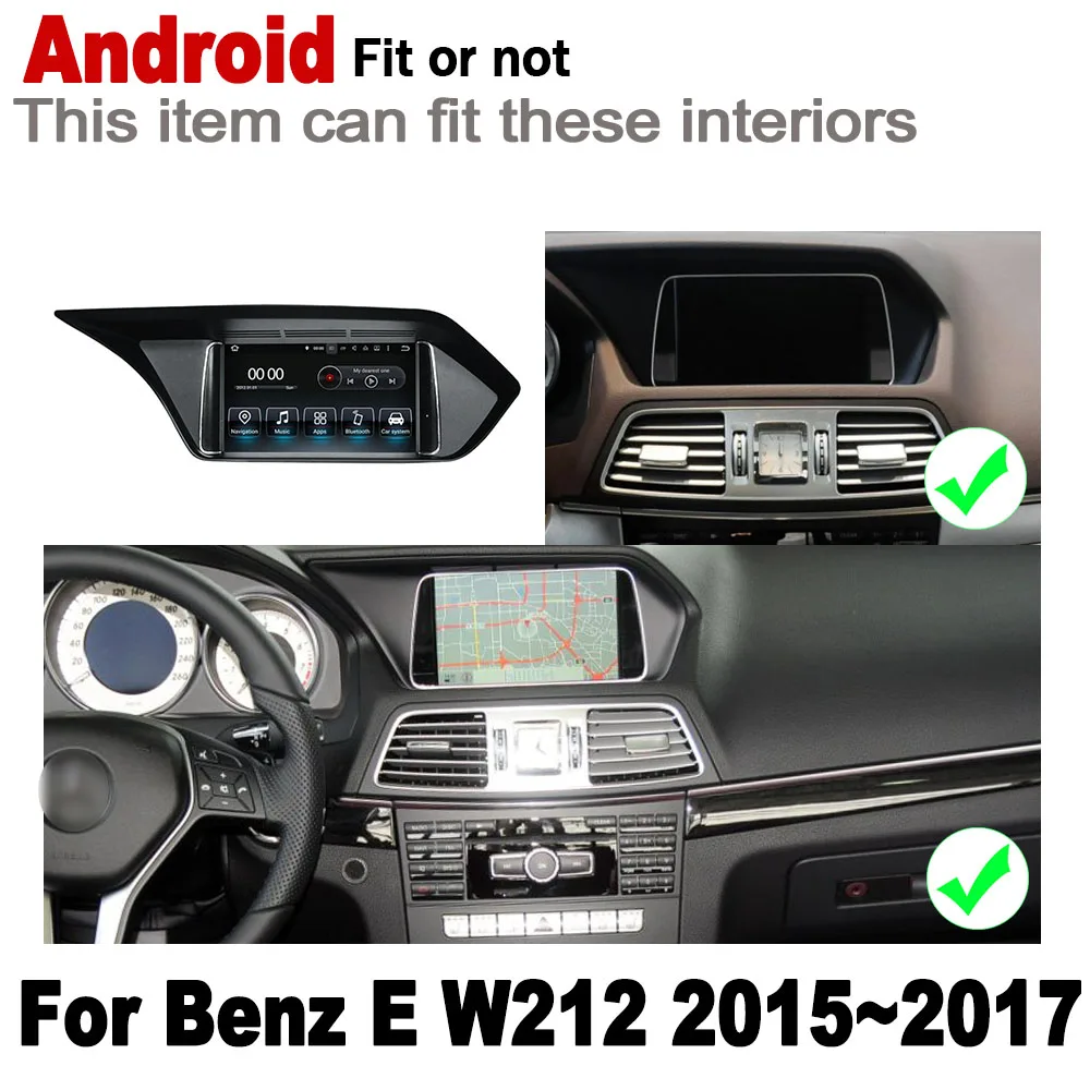 Автомобильный плеер Android IPS для Mecerdes Benz E W212 2015 2016 2017 NTG оригинальный стиль 2 Din радио