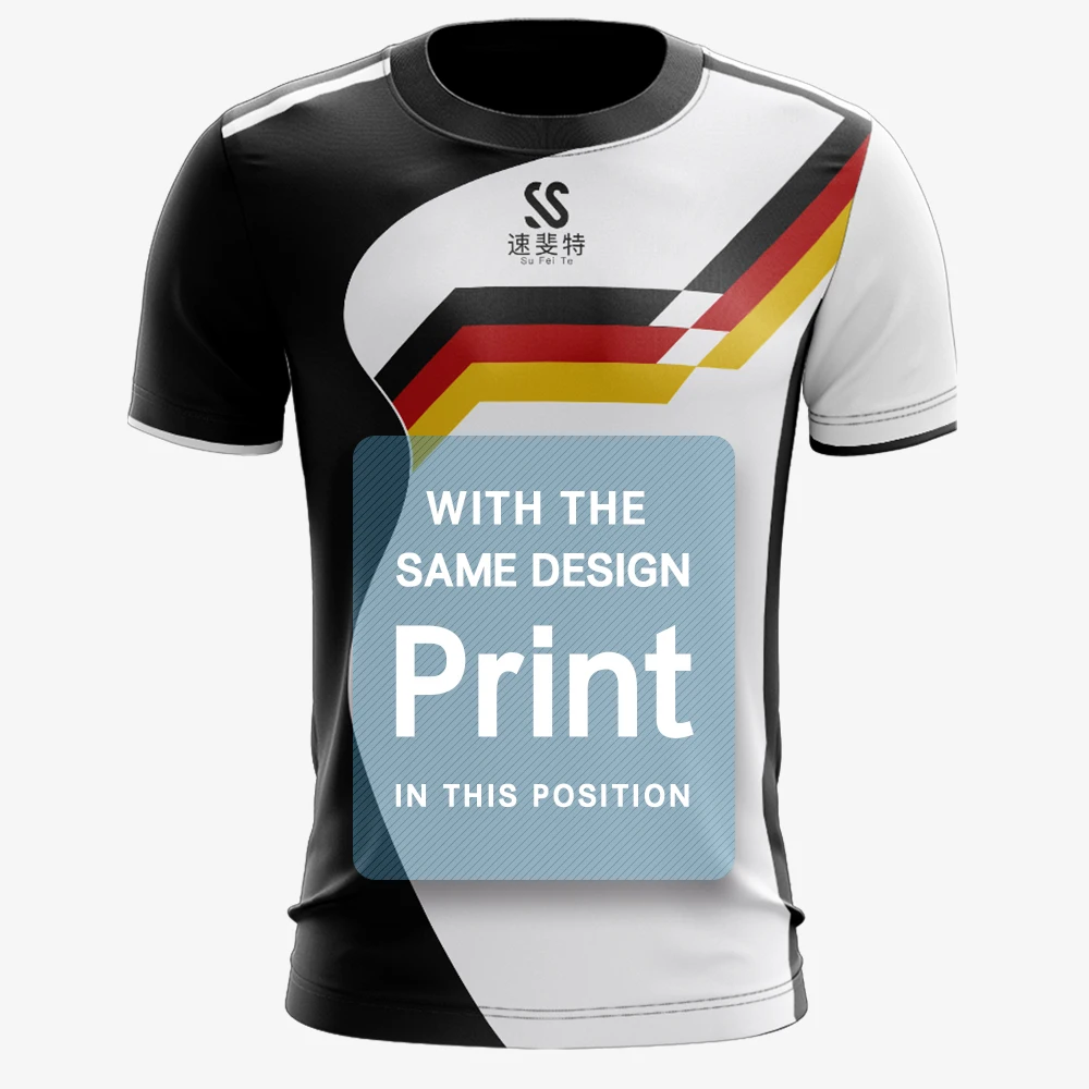 

Custom Men/Women Sportswear Quick Dry Breathable Badminton Shirt, Table Tennis Team Game Training Exercise Fitness Sport T-Shirt