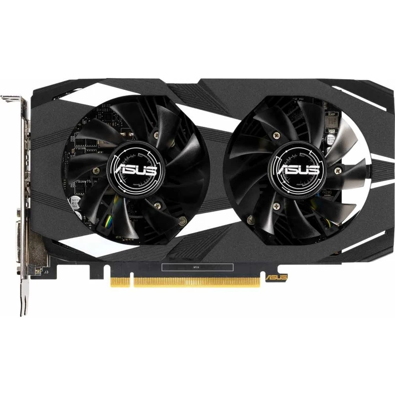 Видеокарта Asus PCI E DUAL GTX1650 4G NV 4096Mb 128b GDDR5 1485/8002 DVIx1/HDMIx1/DPx1/HDCP|Видеокарты| |