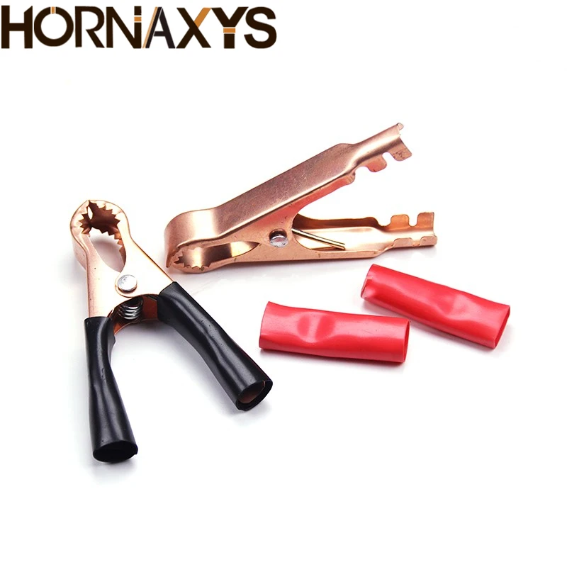 Зажимы-крокодиловые 80 мм 50 А 4 шт. | Строительство и ремонт