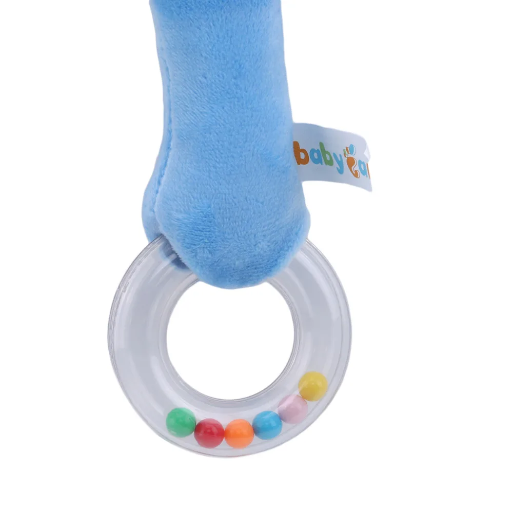 

Cute Baby Stuffed Rattles Soft Cartoon Animal Toys PP Cotton Baby Soothe Toys Infant Educational Plush Kids Pacify Handbell Toys