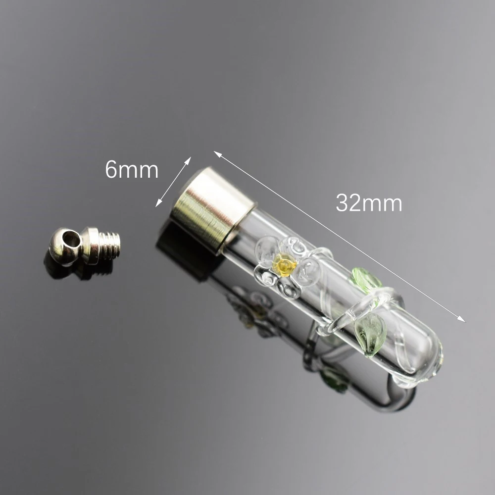 5 шт. винтовая крышка 34x7 мм|glass vial pendant|vial pendantpendant |