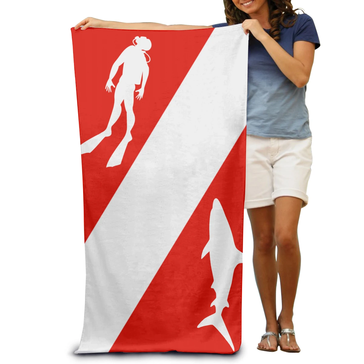 Винтажное полотенце для погружения с аквалангом пляжным гидрокостюмом серфинга