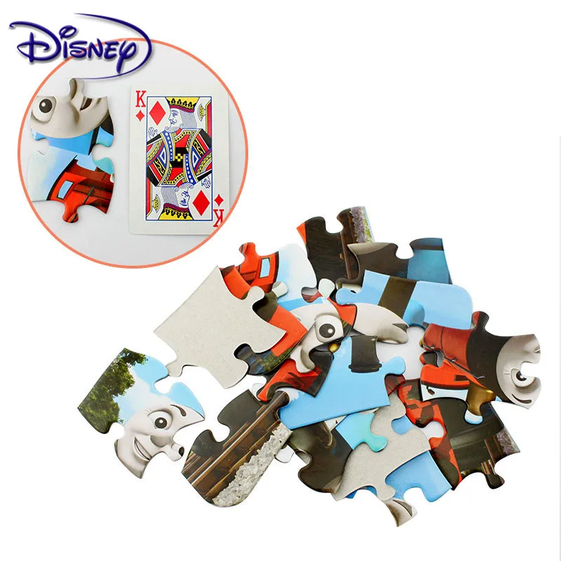 Disney Мультфильм Поезд бумага для ребенка 16 шт. бумажная коробка головоломка поезд