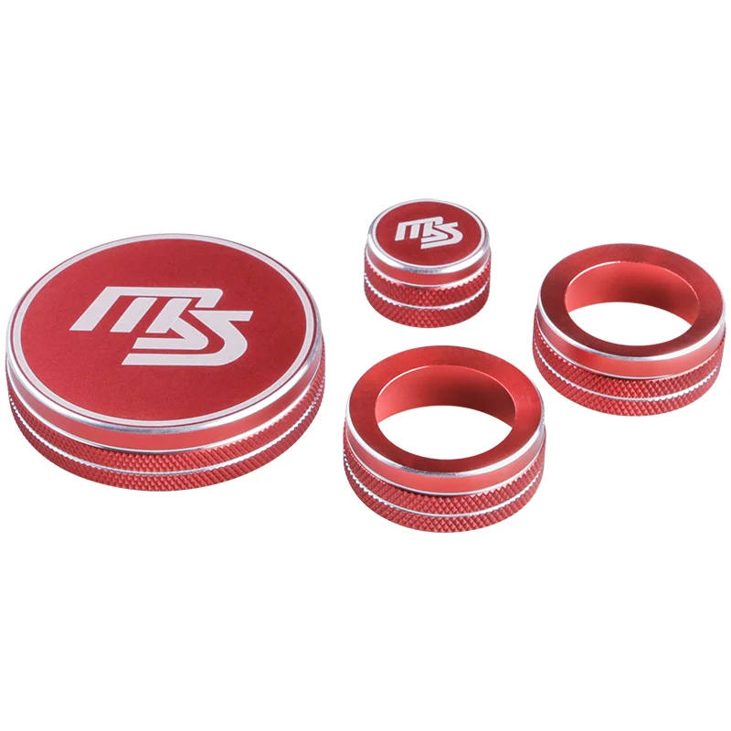 

For Mazda Axela 2020 Aluminum Air Conditioning Adjustment Switch Cover Trim Sticker Interior Accessories
