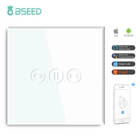 bseed curtains wifi switch wireless wifi smart switch white black golden colors support for tuya google assistant app for home