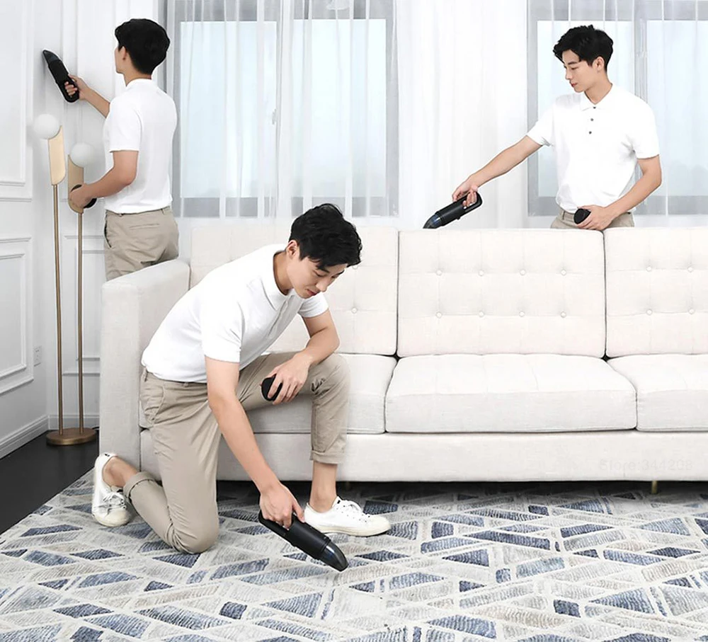 XIAOMI Mijia Cleanfly CoClean FVQ портативный автомобильный/Домашний Беспроводной Ручной пылесос для пыли огромный всасывающий быстрый заряд мини