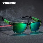 Солнцезащитные очки YOOSKE в стиле ретро UV400 для мужчин и женщин, модные поляризационные квадратные солнечные очки, для вождения, спорта, 2021