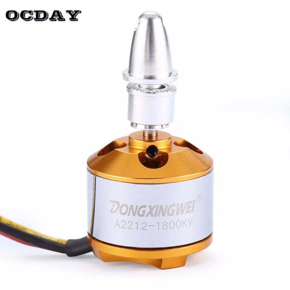 Бесколлекторный двигатель DXW A2212 1800кв/2200кв/2450кв 2-4S Outrunner для RC FPV неподвижное крыло