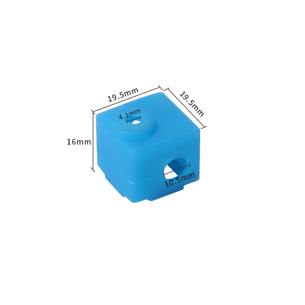 Фото RAMPS 5 шт. 3D оригинальный силиконовый чехол 16*16*12 мм для 3D принтера KP3S Heatblock 3D принтер s Запчасти №3