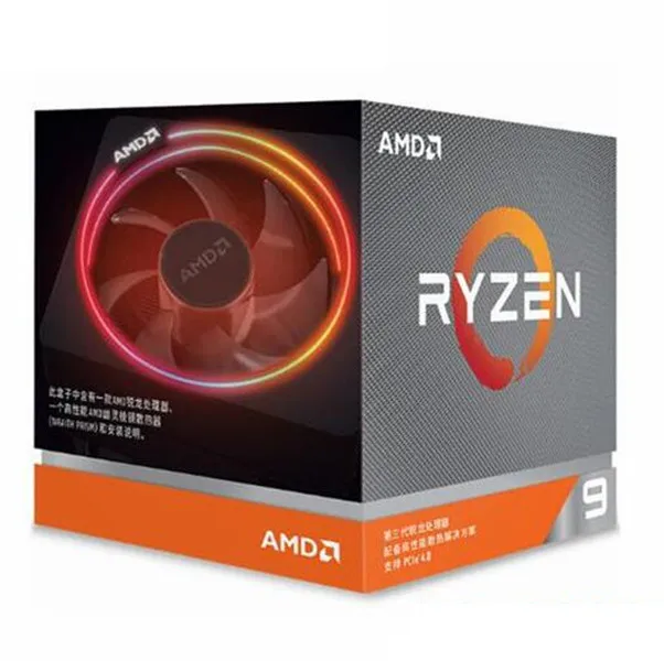 Процессор AMD Ryzen 9 3900X R9 3 8 ГГц 12 отверстий 24 hilos 7 нм L3 = 64M AM4 с вентилятором|intel xeon|xeon
