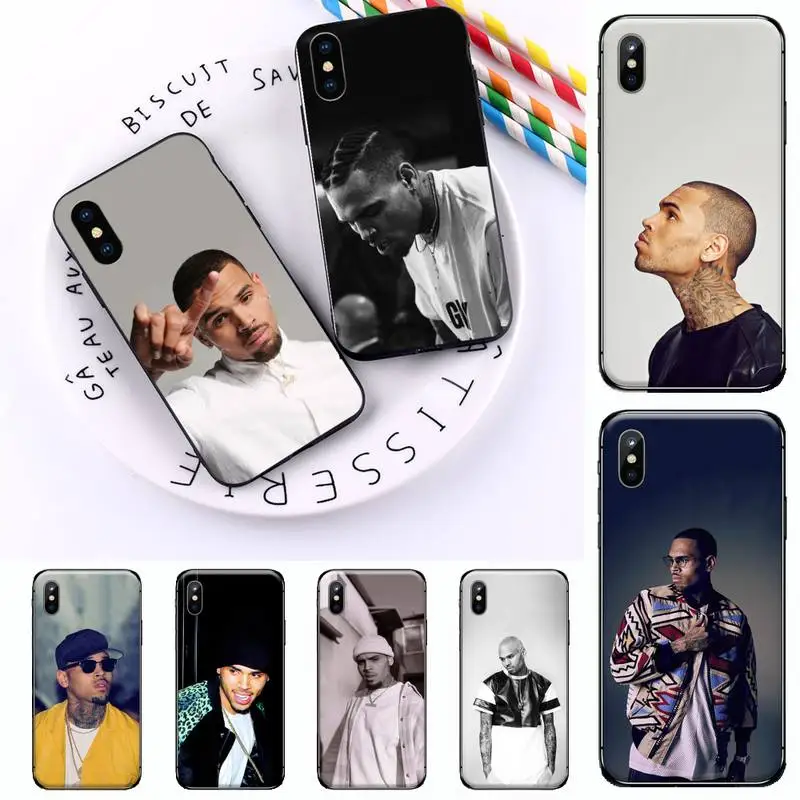

Chris Brown American singer Phone Case For iphone 12 11 13 7 8 6 s plus x xs xr pro max mini