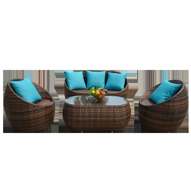 Водонепроницаемая садовая мебель уличная диван Балконный стул из ротанга чайный