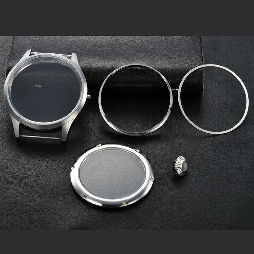 Сапфировое стекло corgдругие 43 мм матовый чехол из нержавеющей стали подходит для