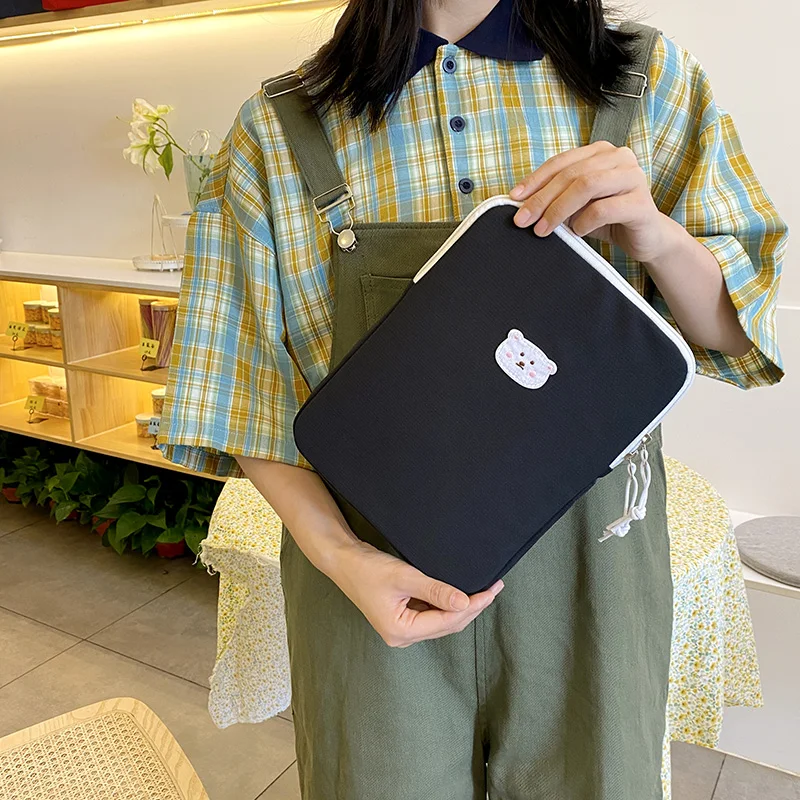 Чехол для ноутбука 13 дюймов с изображением кошки Mac Ipad Pro15 толстый Хлопковый чехол