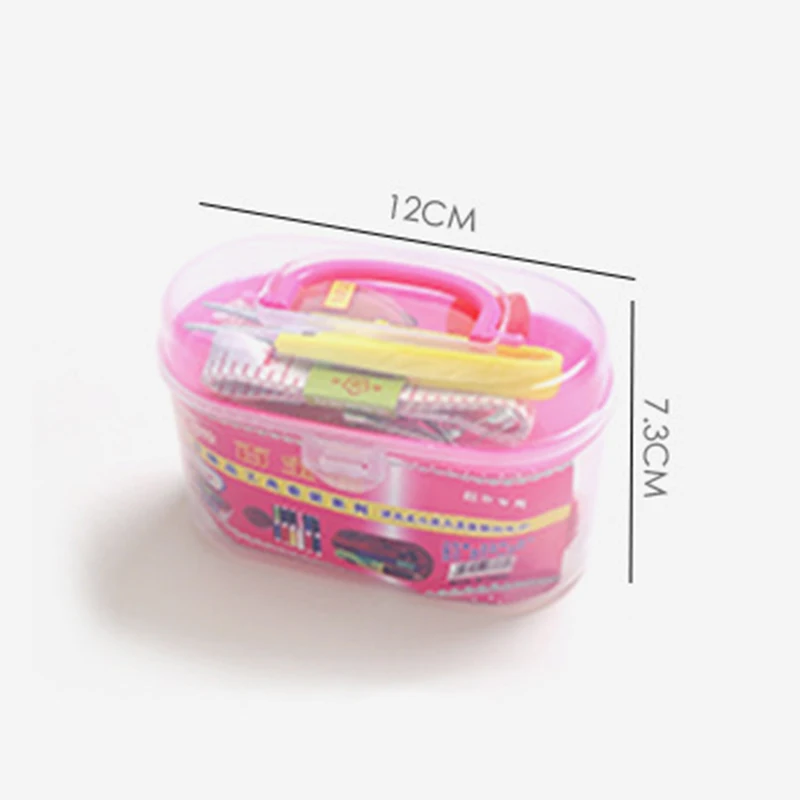 

Sewing Thread Box Set Sewing Accessories for Home Travel Easy to Carry Durable ALS88