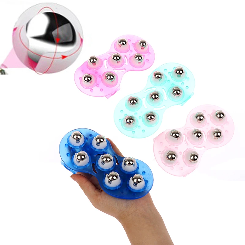 

Roller Ball Body Massage Glove Anti-Cellulite Muscle Pain Relief Relax Massager For Neck Back Shoulder Buttocks Face Lift Tools